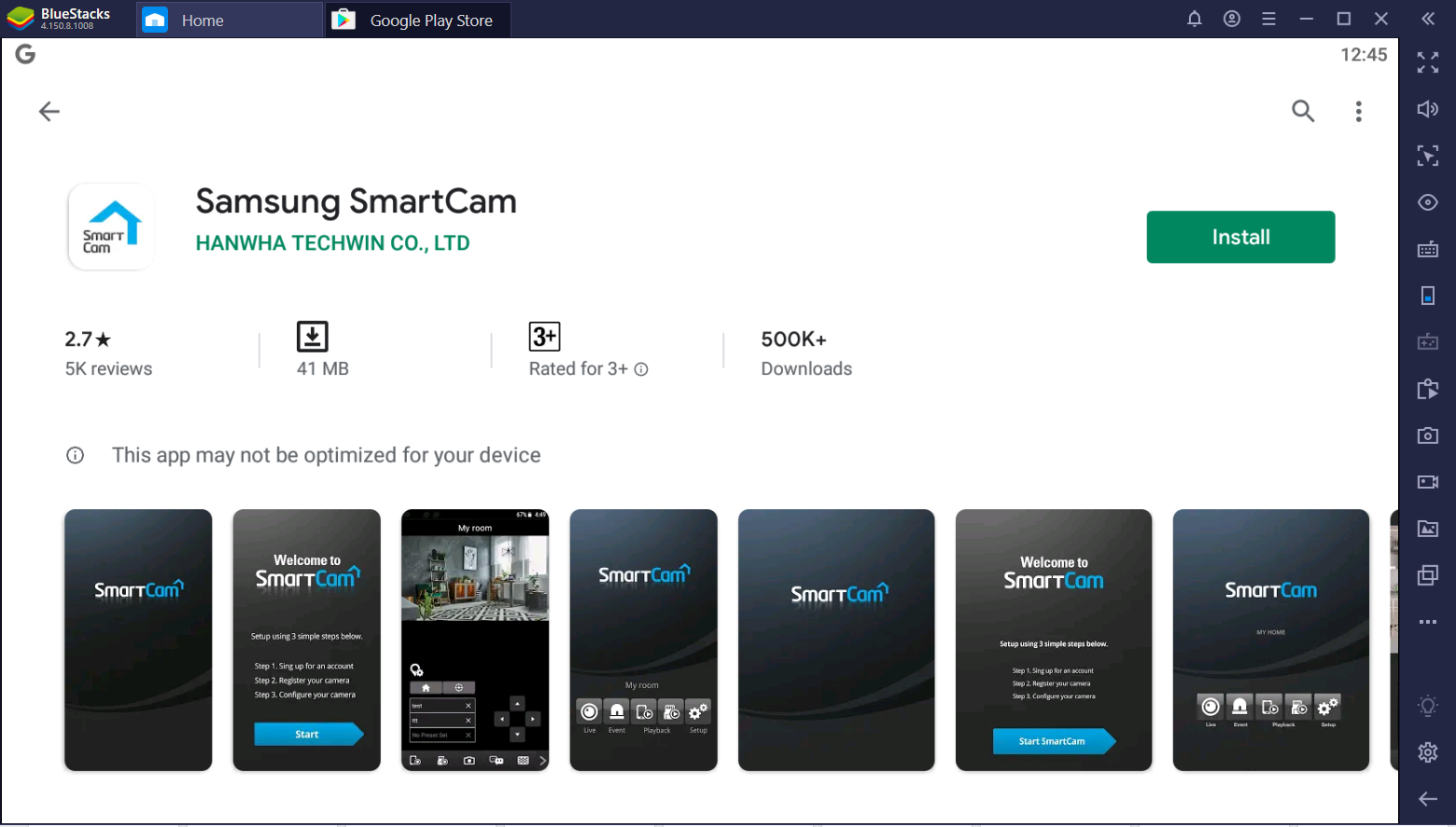 Smartcam app for Pc