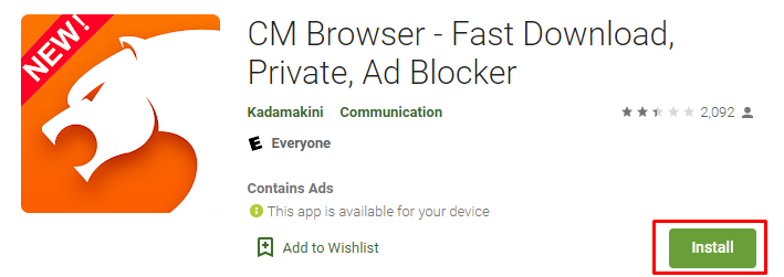 How to Download and Install CM Browser for PC-Windows and Mac