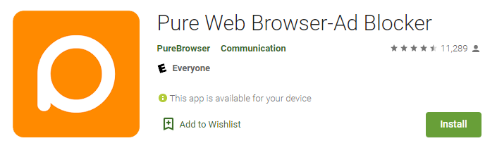 Pure Web Brower