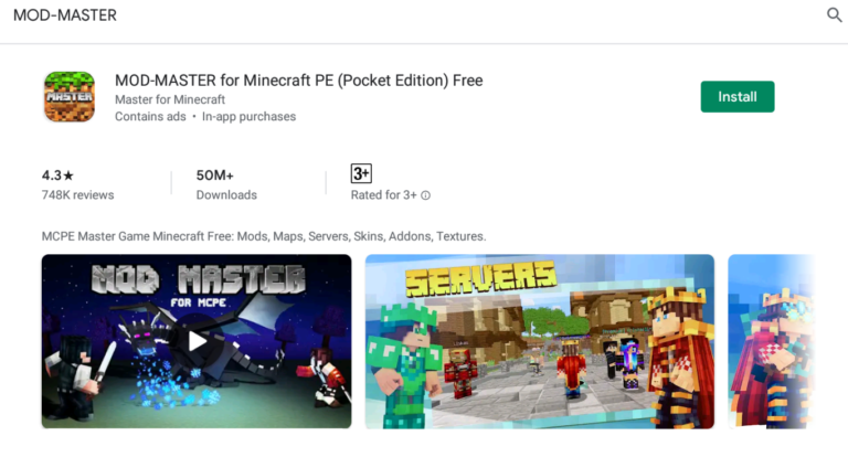 download mcpe master