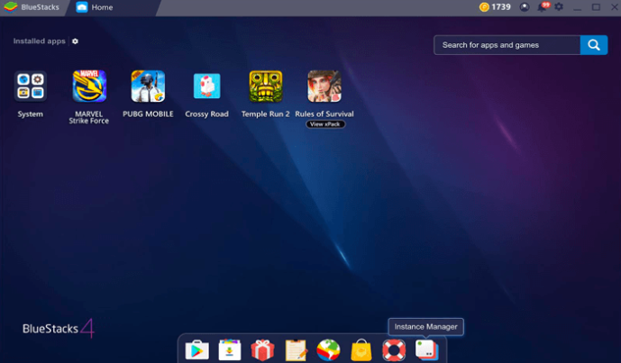 Downloading Via BlueStacks