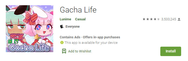 How to Download and Install Gacha Life for PC-