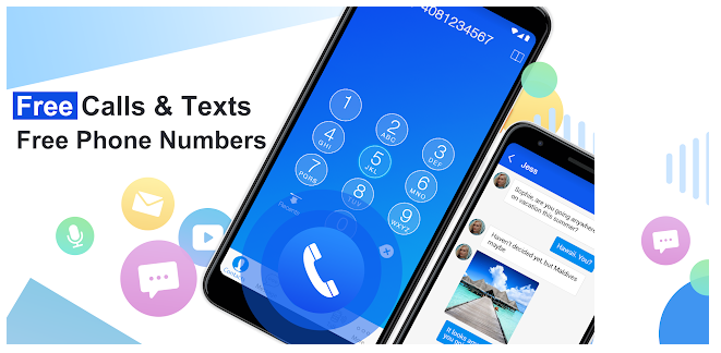 4 Free phone calls, free texting SMS on free number