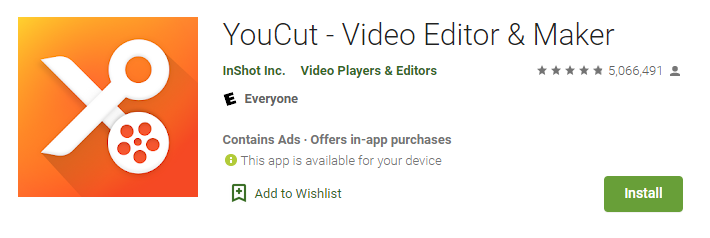 Youcut – Video Editor and Maker