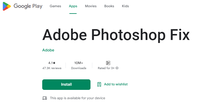 Adobe Photoshop Fix