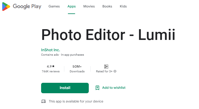 Photo Editor - Lumii