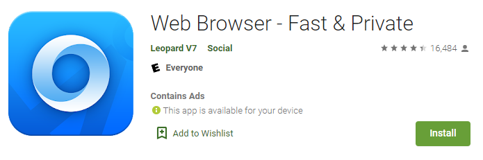 Web Browser - Fast & Private