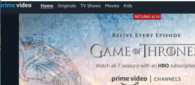 After that, inside the application, search for Prime Video Channels of Amazon by going downwards.