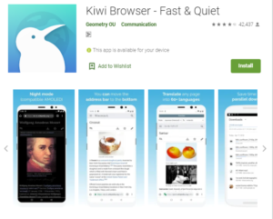 Kiwi Browser For PC (Windows 7, 8, 10, Mac)  Free Download