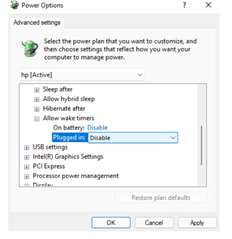 Change the setting to Disable.