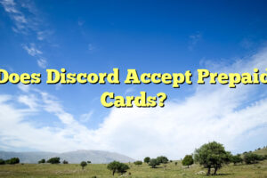 Does Discord Accept Prepaid Cards?